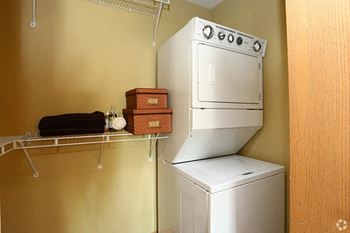Washer/dryer in select homes